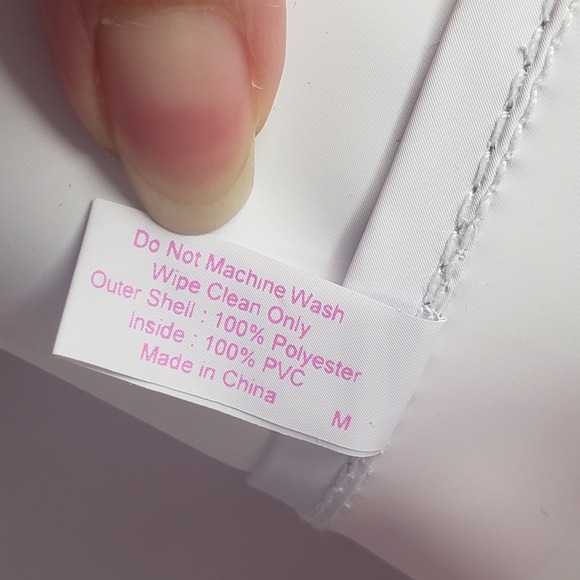 Clinique Makeup Bag Pink White Hearts Cosmetic Pouch Drawstring Travel Case - Picture 5 of 16